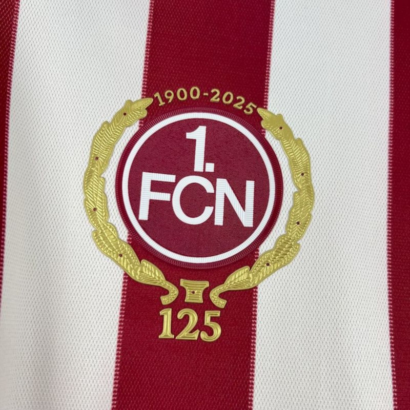 2025/26 FC Nurnberg 125th Anniversary Jersey Fan Version