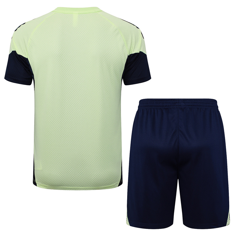 2025/26 Real Madrid Light green Training Set Shirt and Shorts