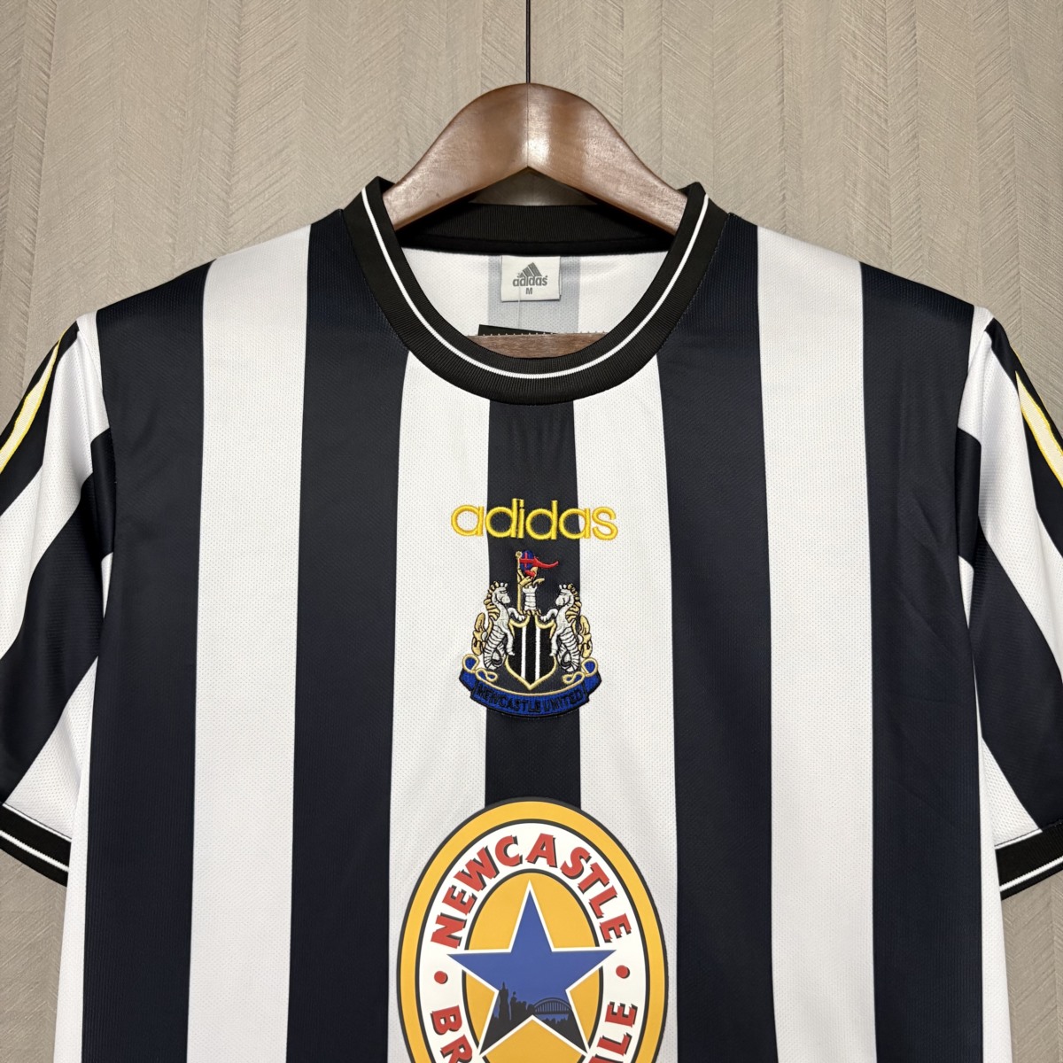 Retro Newcastle United 95/97 home jersey Fan Version