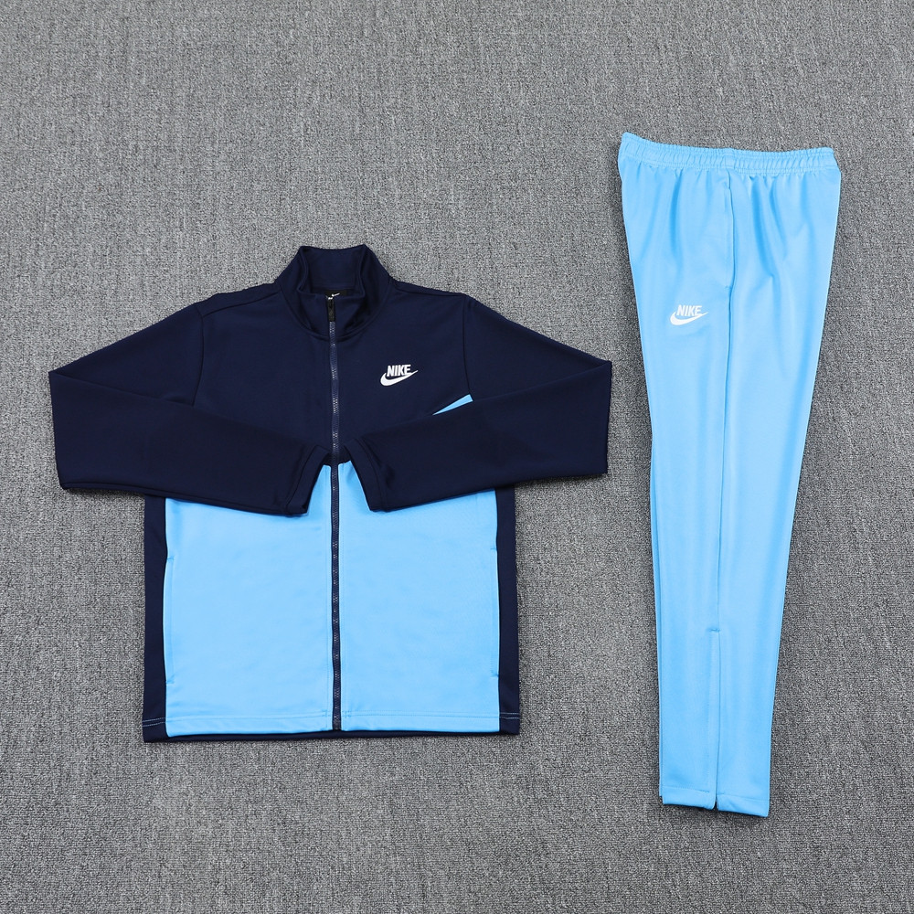 2024 Nike Sky Blue Jacket Training Suit Set Football Team Shirt Sports Fashion