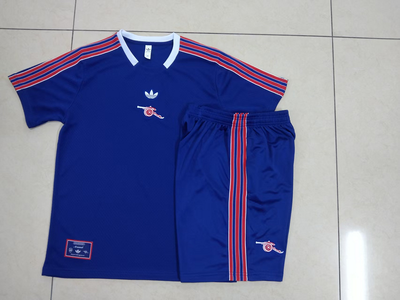 2025/26 Arsenal Blue Training Set Shirt and Shorts