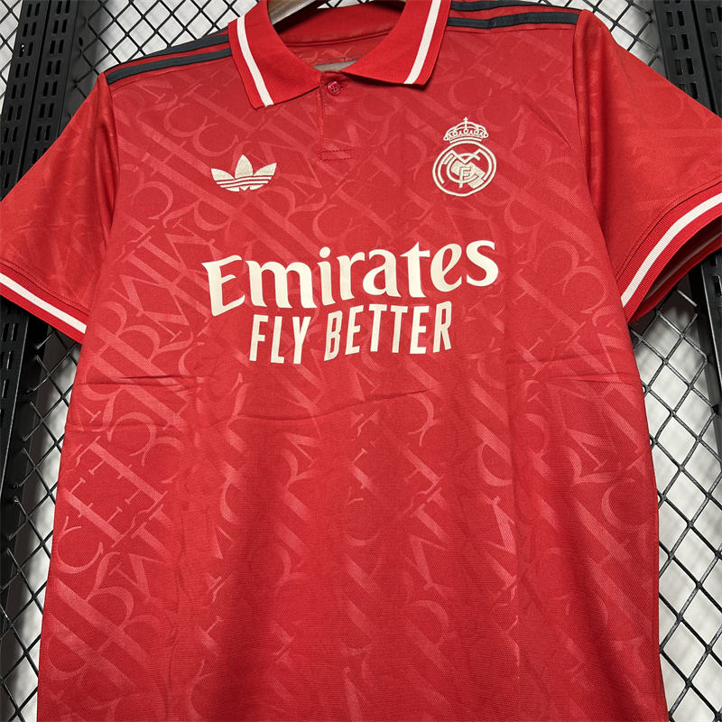2024/25 Real Madrid Red Jersey Fan Version
