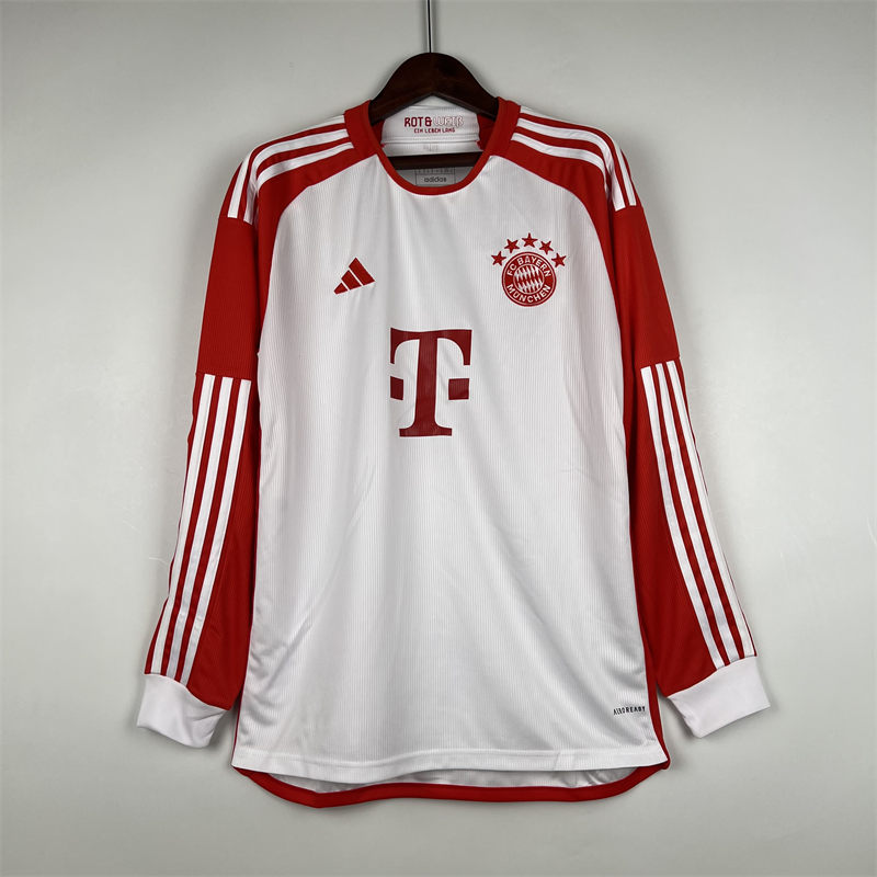 23/24 ayern Munich Home Long Sleeve jersey Fan Version
