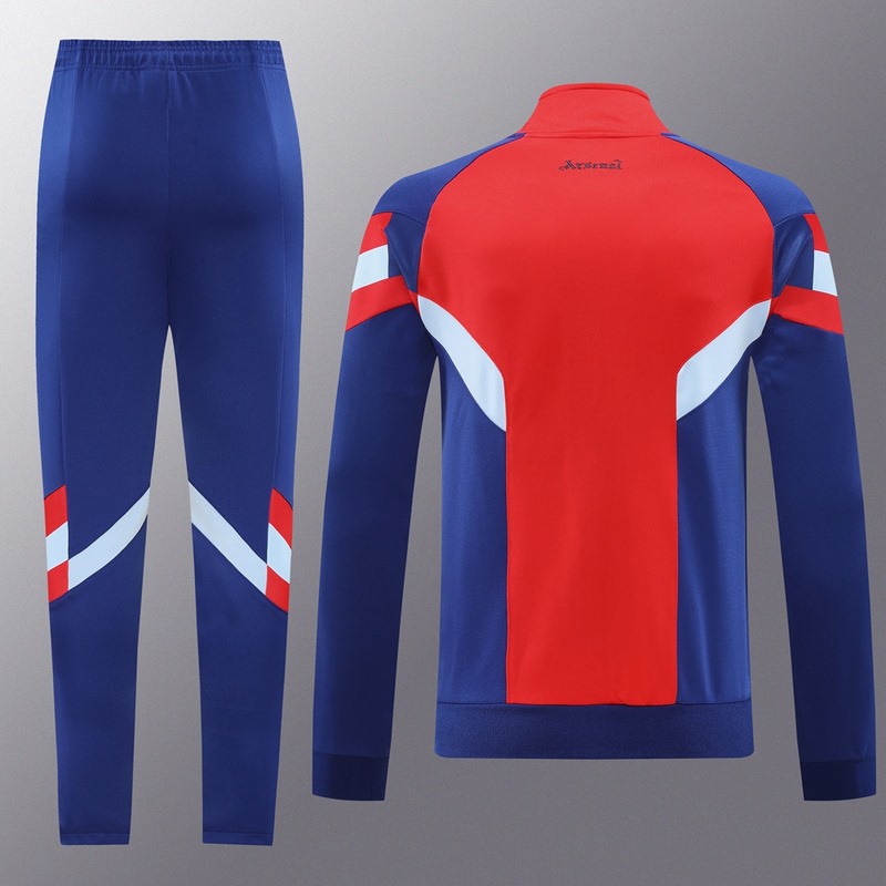2024 Arsenal Red Jacket Training Suit Set Football Team Shirt Sports Fashion