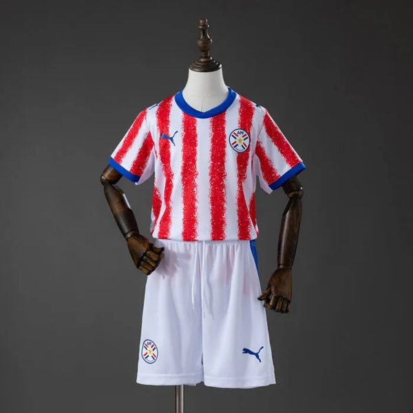 Paraguay 2026 World Cup Home Kid Kits