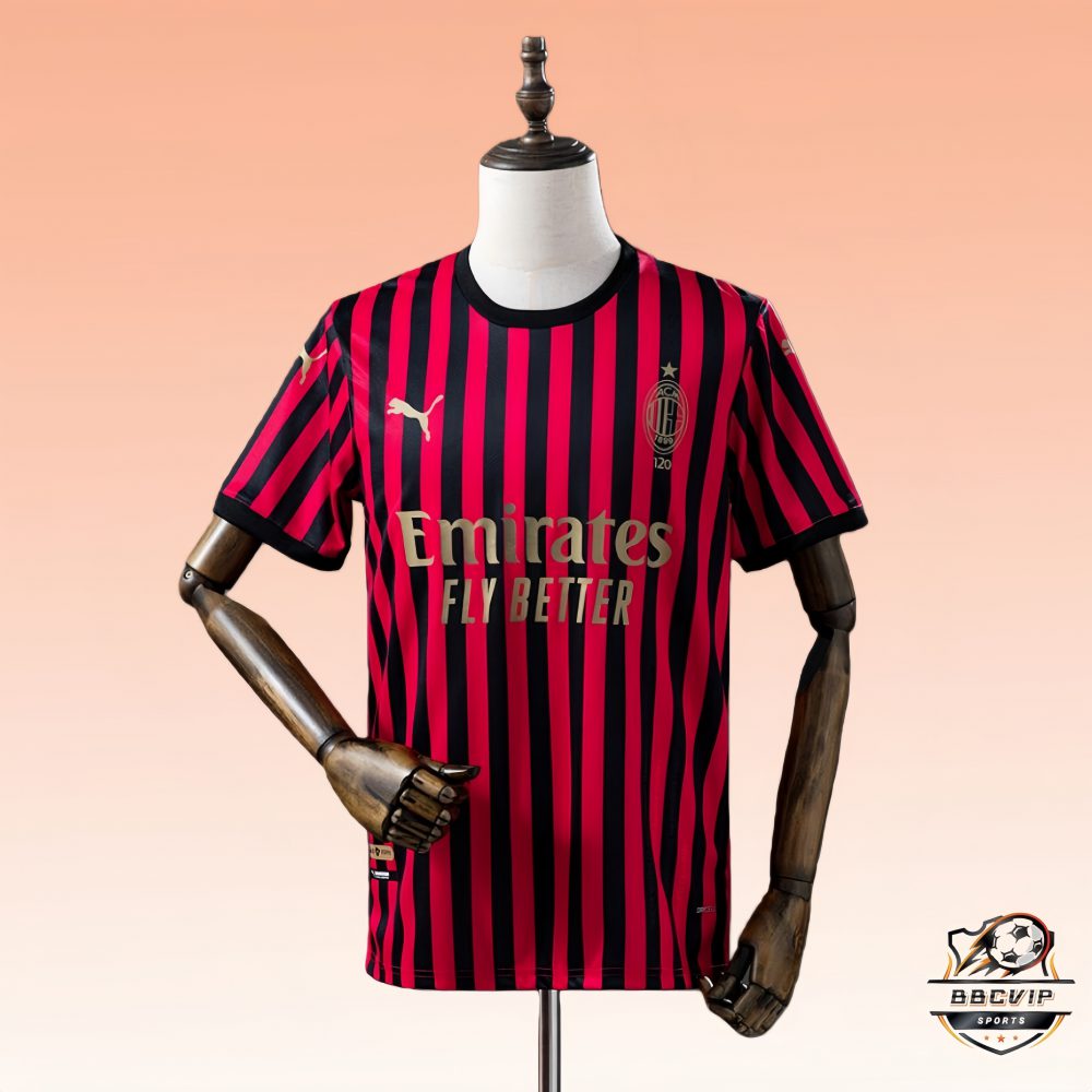Retro AC Milan 120th Home jersey Fan Version