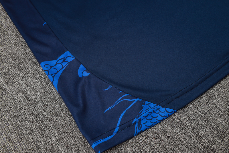 24/25 Real Madrid Royal blue Training Set Shirt and Shorts