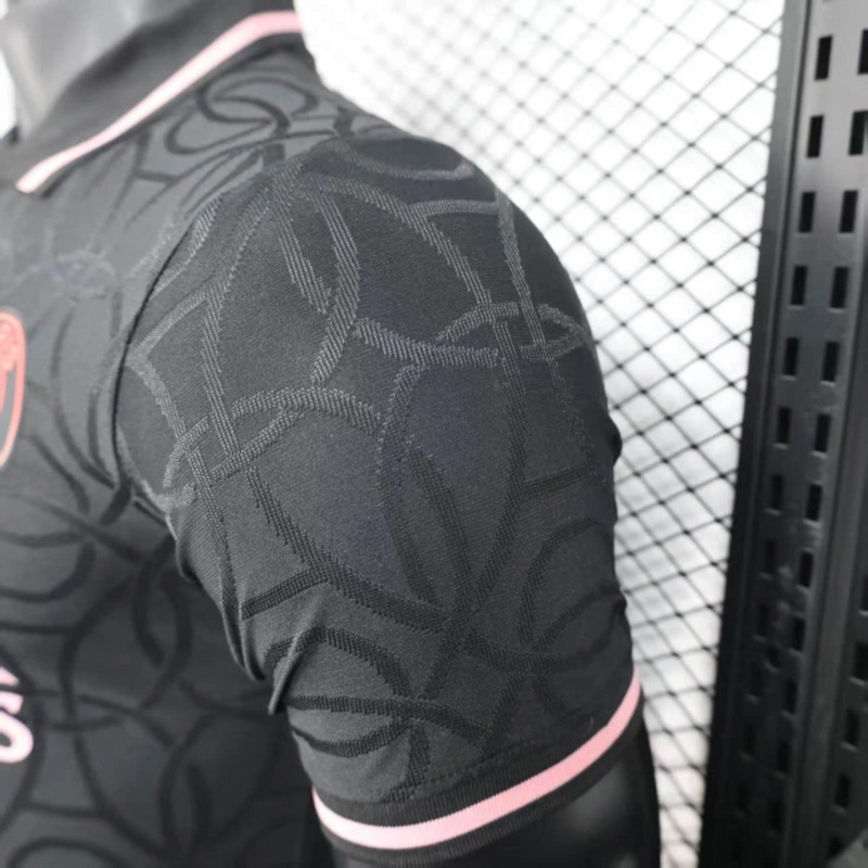 2025/26 PSG POLO Special Edition Black jersey Player Version