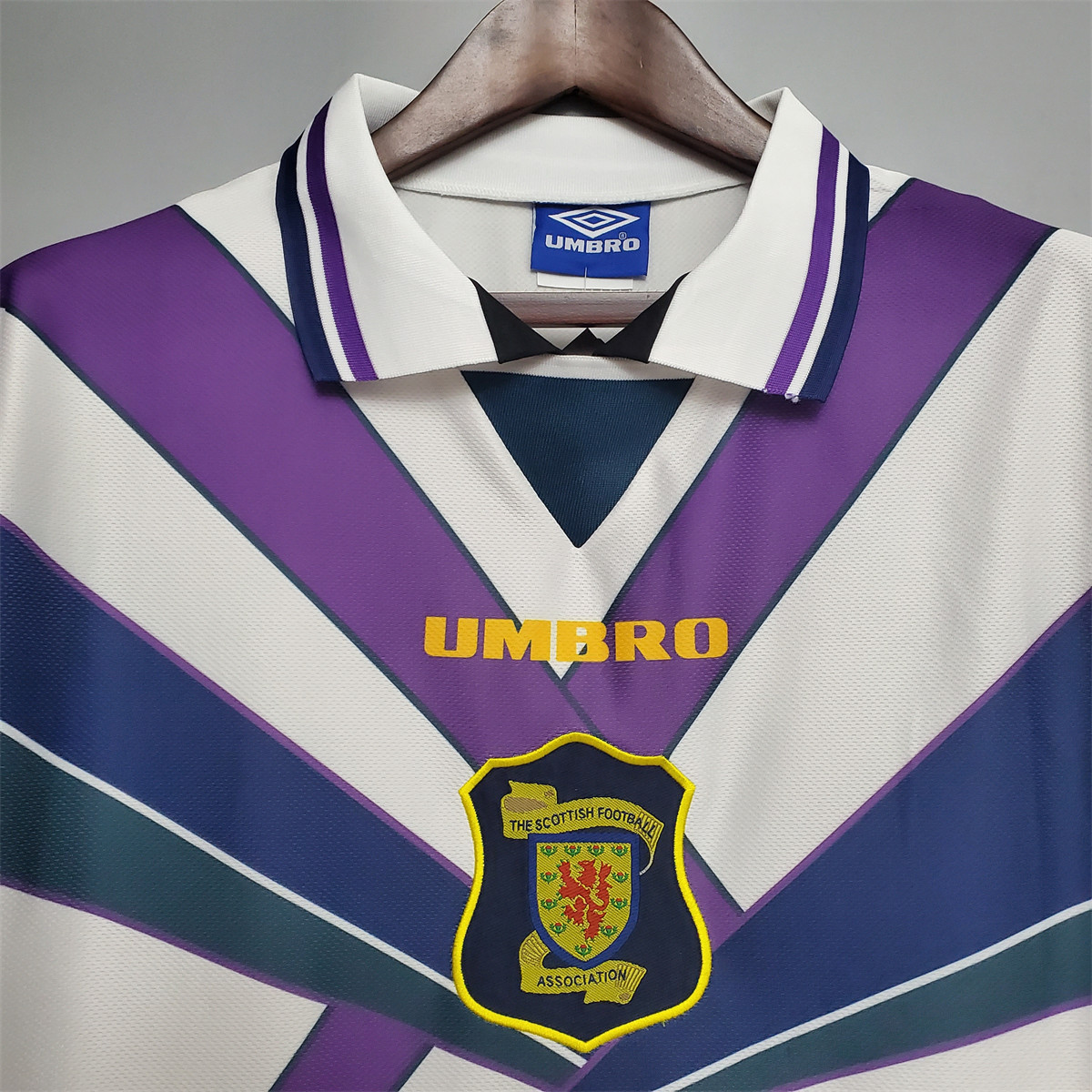 Retro Scotland 94/96 White jersey Fan Version