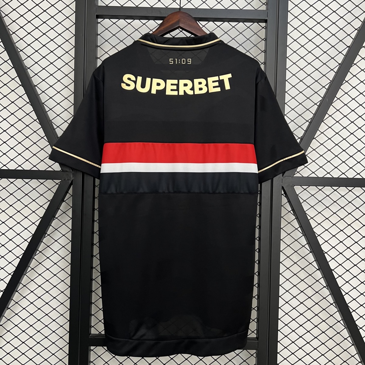 2025/26 Sao Paulo Second Away Black jersey Fan Version