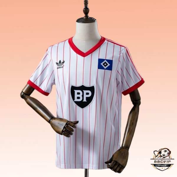 Retro Hamburger SV 1984 Home White jersey Fan Version