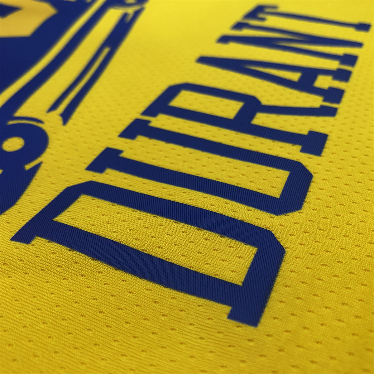 NBA Golden State Warriors Round neck Yellow Jersey DURANT#35 S-XXL