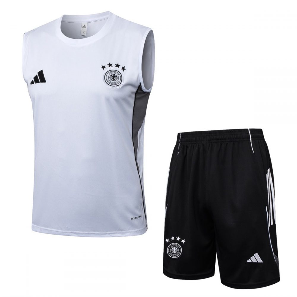 2026 Germany White Training Set Shirt and Shorts