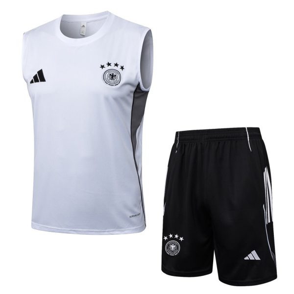 2026 Germany White Training Set Shirt and Shorts