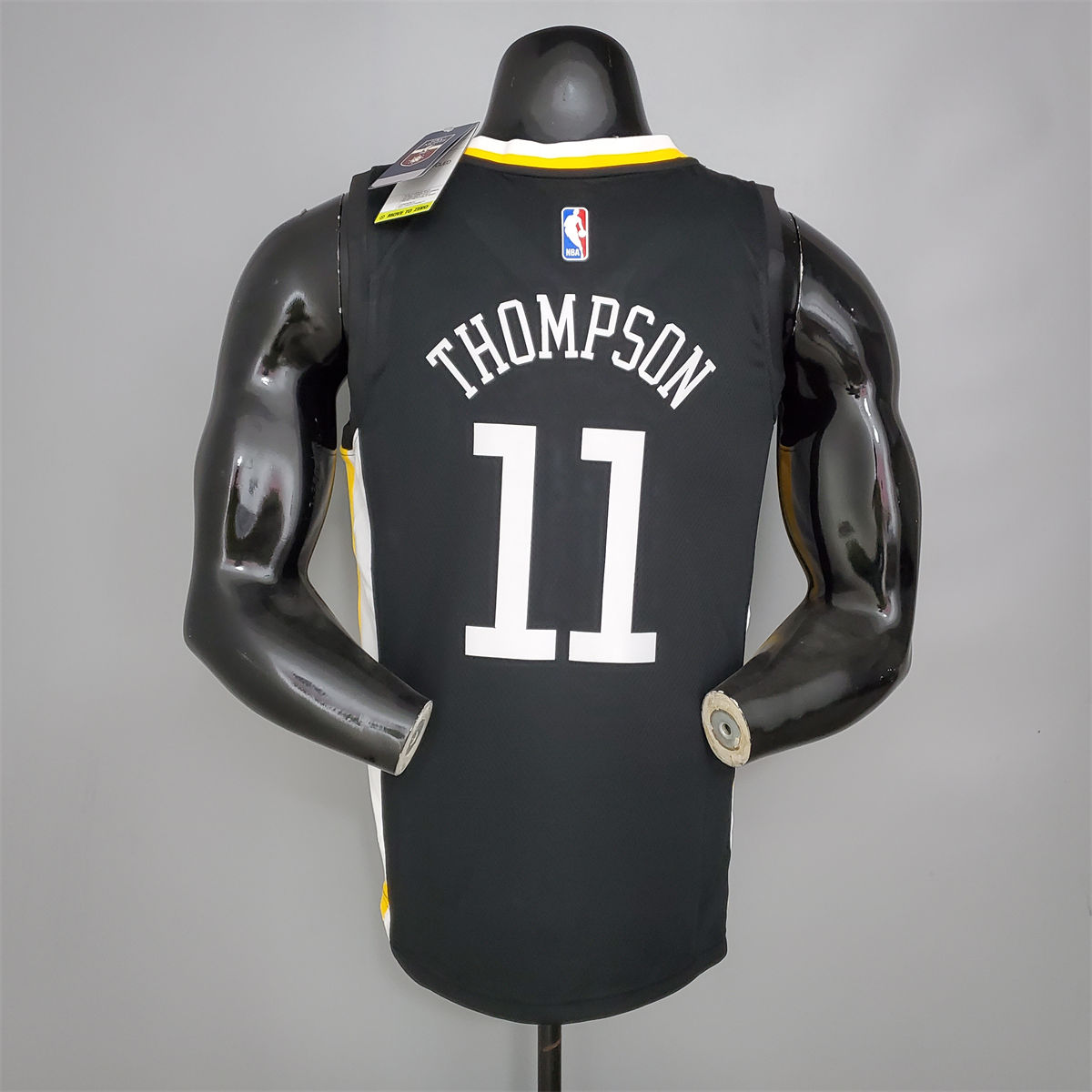NBA Golden State Warriors V neck Black Jersey THOMPSON#11 S-XXL