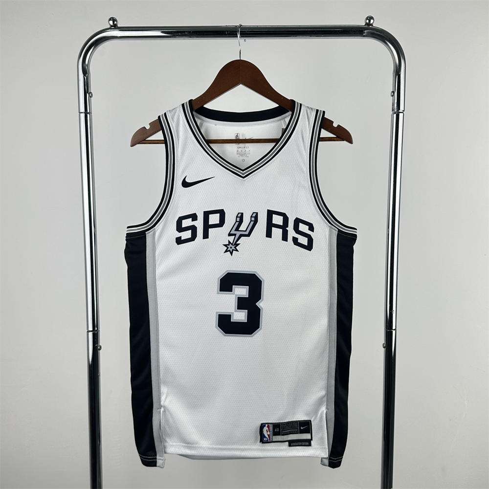 NBA San Antonio Spurs PAUL#3 2022/23 White Icon Edition Swingman Jersey S-XXL