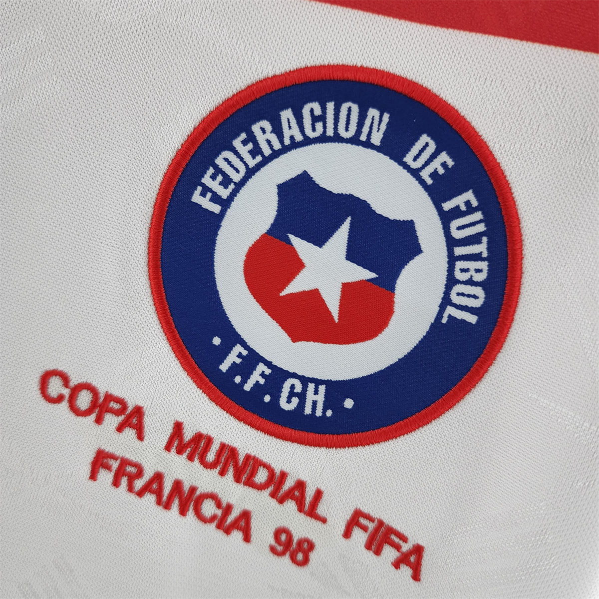 Retro Chile 1998 Away Long Sleeve jersey Fan Version