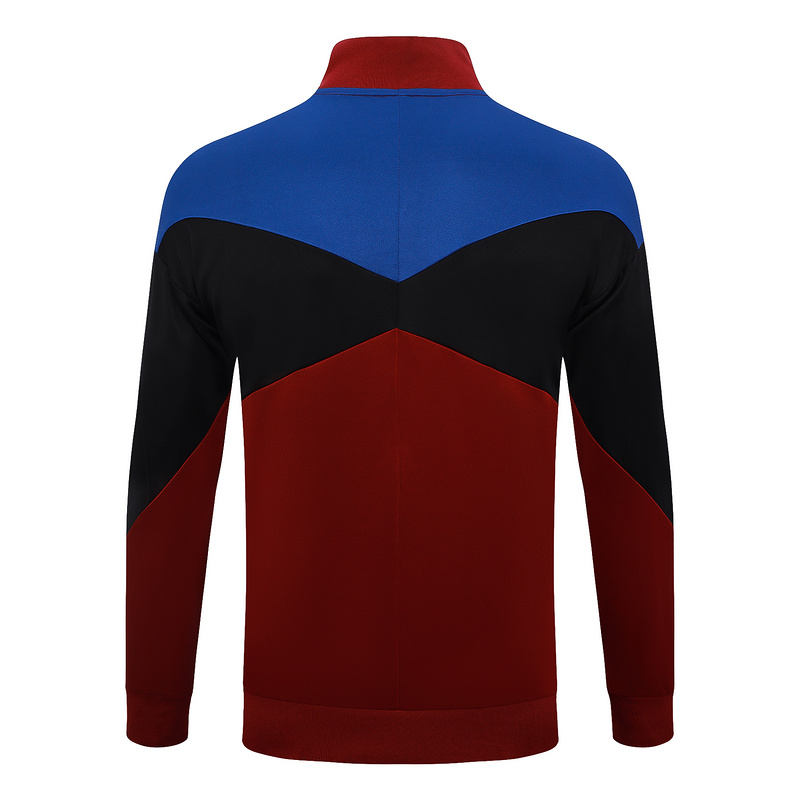 2024/25 Barcelona Red Jacket Training Suit Set Football Team Shirt Sports Fashion