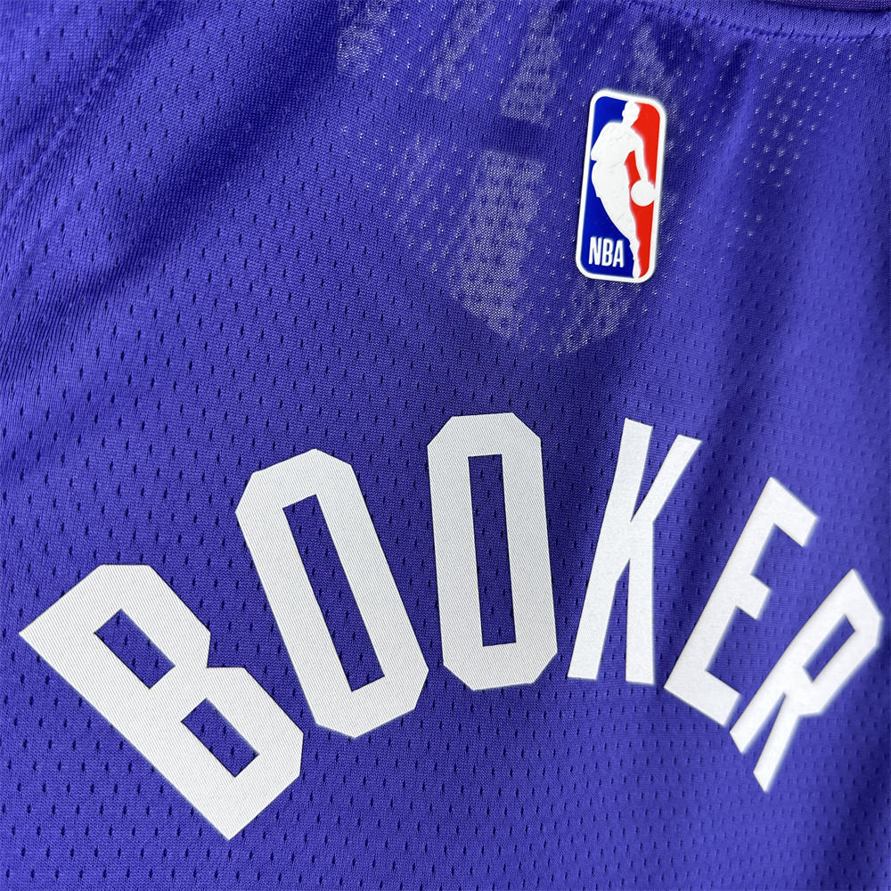 NBA Phoenix Suns 2024 City Edition BOOKER#1 Purple Jersey S-XXL