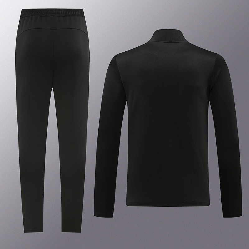 2024 Puma Black Jacket Training Suit Set Football Team Shirt Sports Fashion