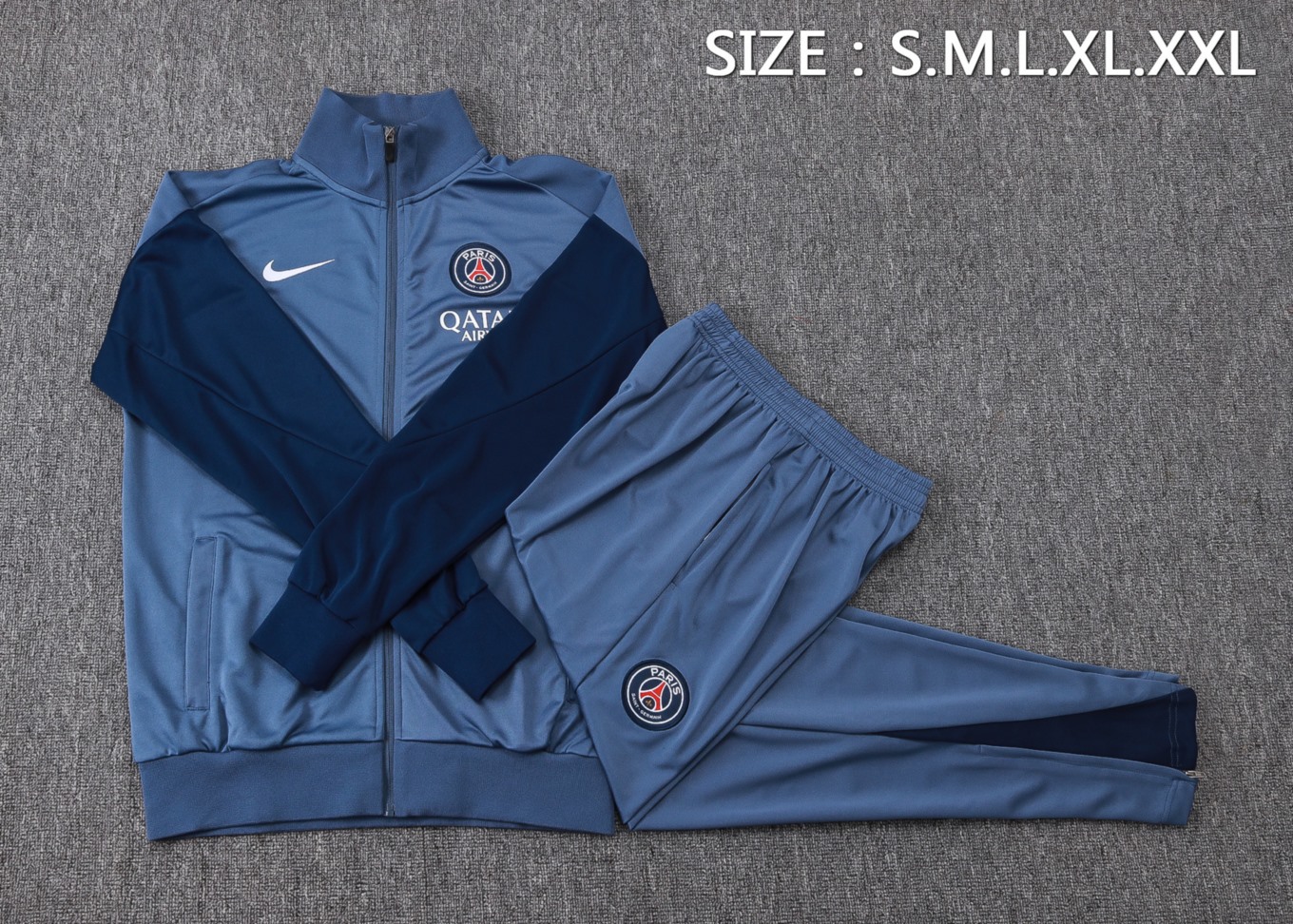 2026 PSG Gray Jacket Training Suit Set