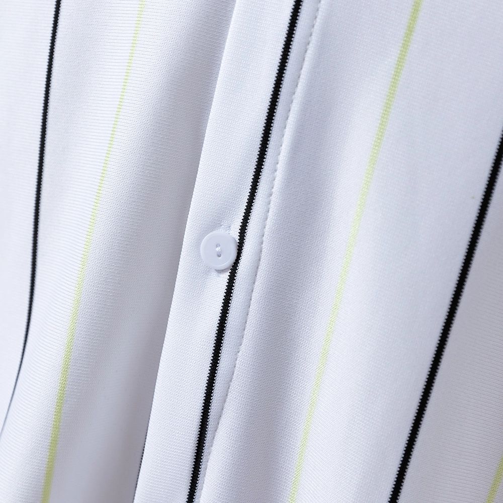 2025/26 Real Madrid US Pack Full-Button Baseball White jersey Fan version