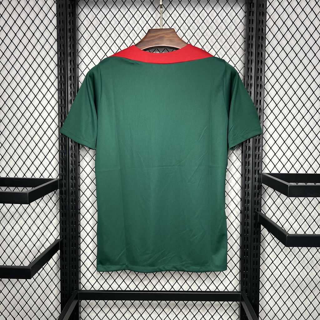 2024/25 Liverpool Pre-match training dark green Jersey Fan Version