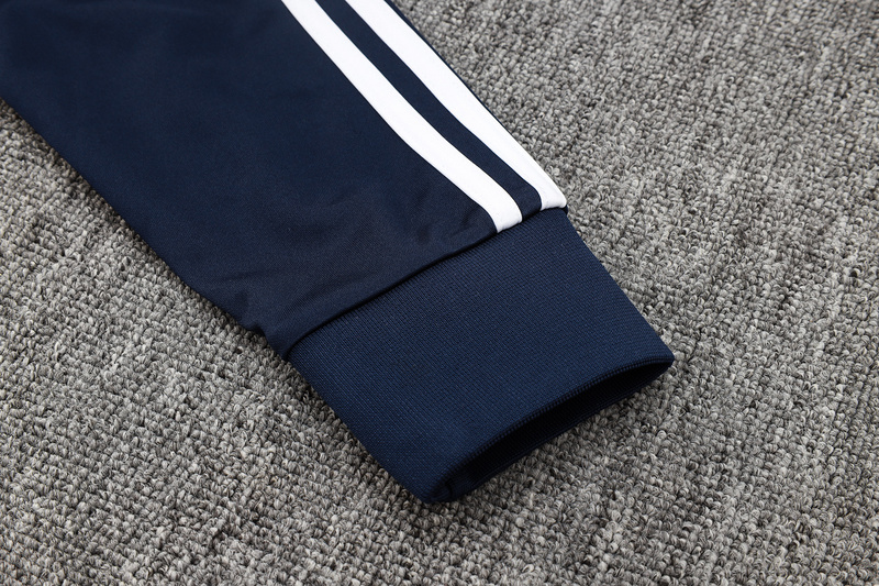2024/25 Real Madrid Royal blue Jacket Training Suit Set Football Team Shirt Sports Fashion