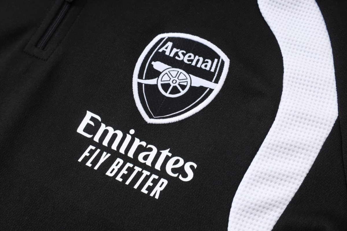 2026 Arsenal Black Training Set Shirt and Shorts