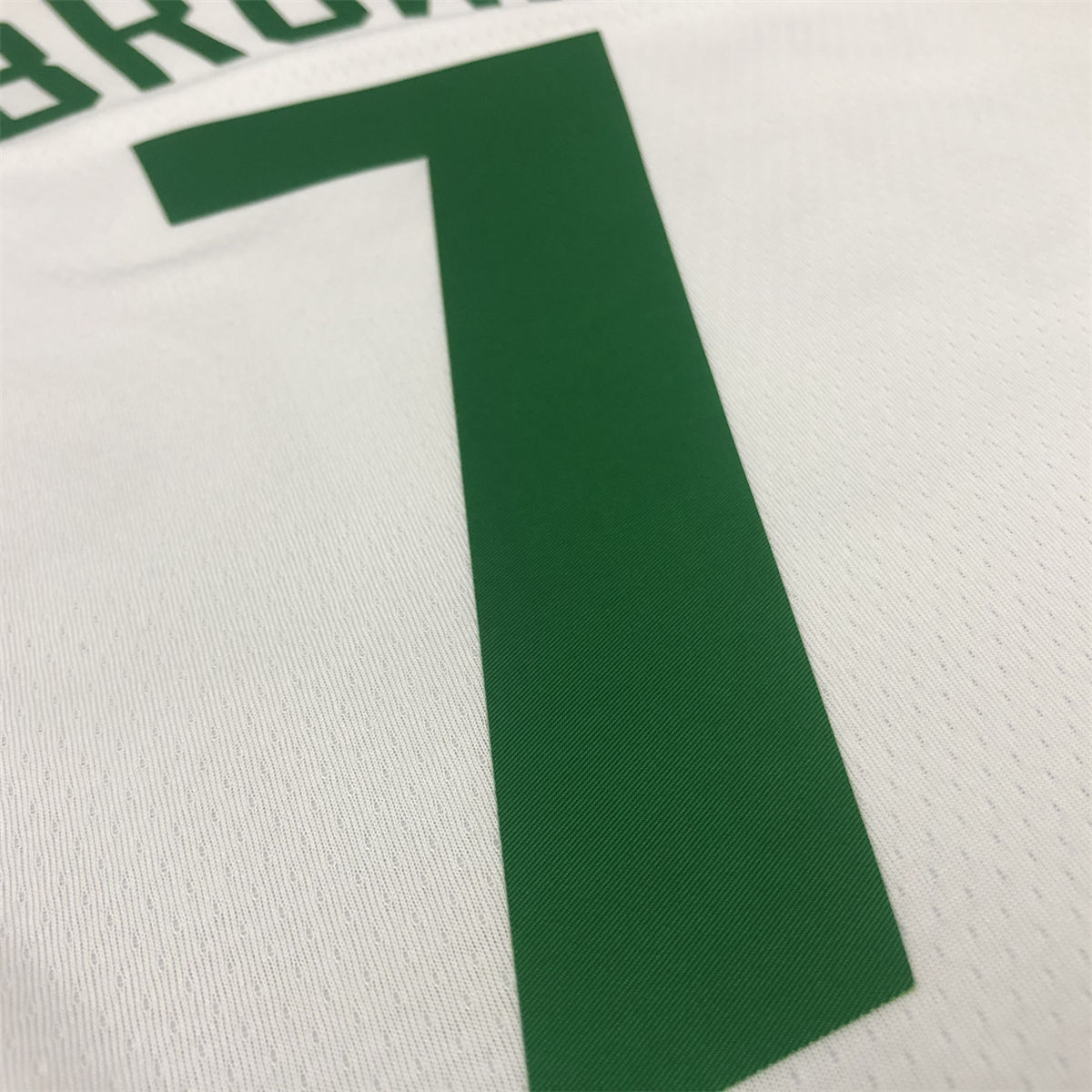 NBA Boston Celtics Round Neck White Jersey BROWN#7 S-XXL