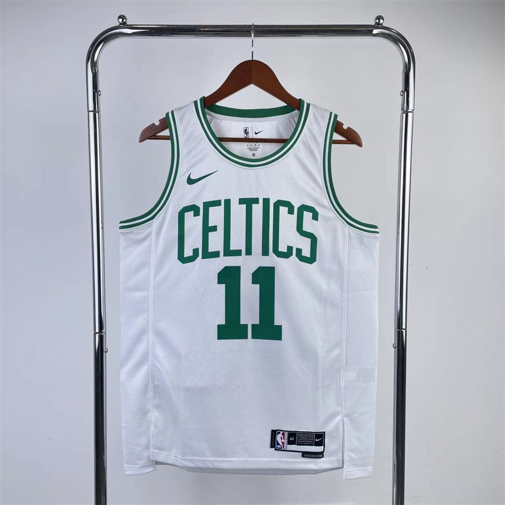 NBA Boston Celtics Round Neck White Jersey IRVING#11 S-XXL