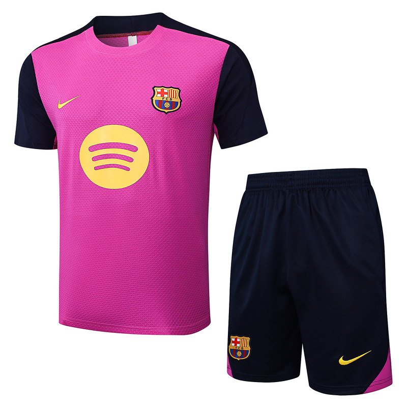 2025/26 Barcelona Purple Training Set Shirt and Shorts