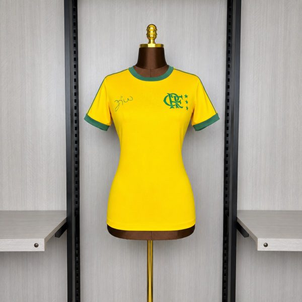Women's 2026/27 Flamengo Zico Signature Yellow Jersey
