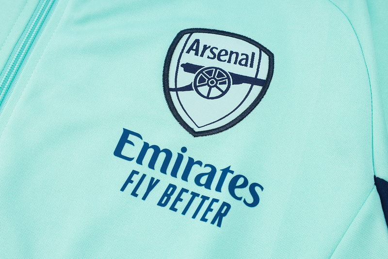 2024/25 Arsenal Light green Jacket Training Suit Set Football Team Shirt Sports Fashion