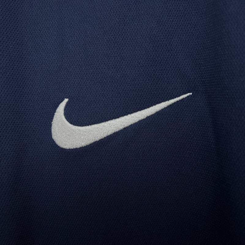 Retro France 2014 Home Long Sleeve jersey Fan Version