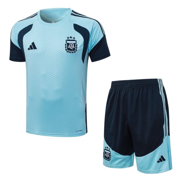 2026 Argentina Sky blue Training Set Shirt and Shorts