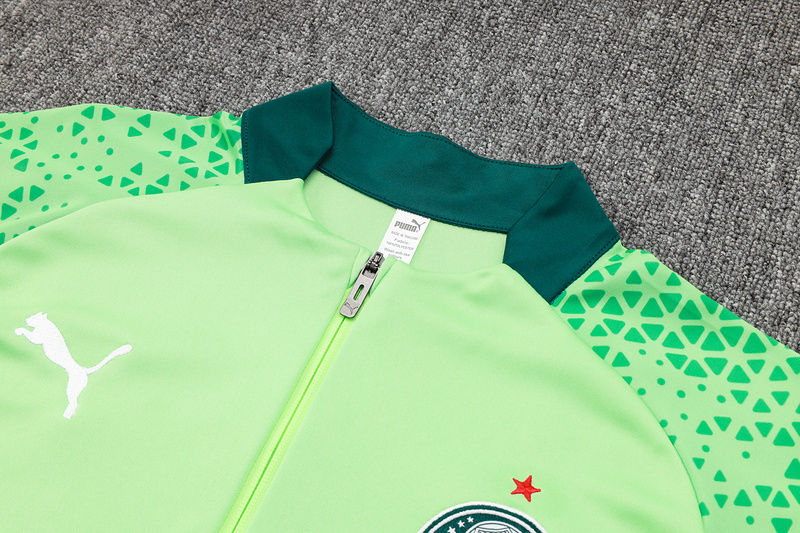 24/25 Palmeiras Green Long-sleeved half-pull training kit Football team kit