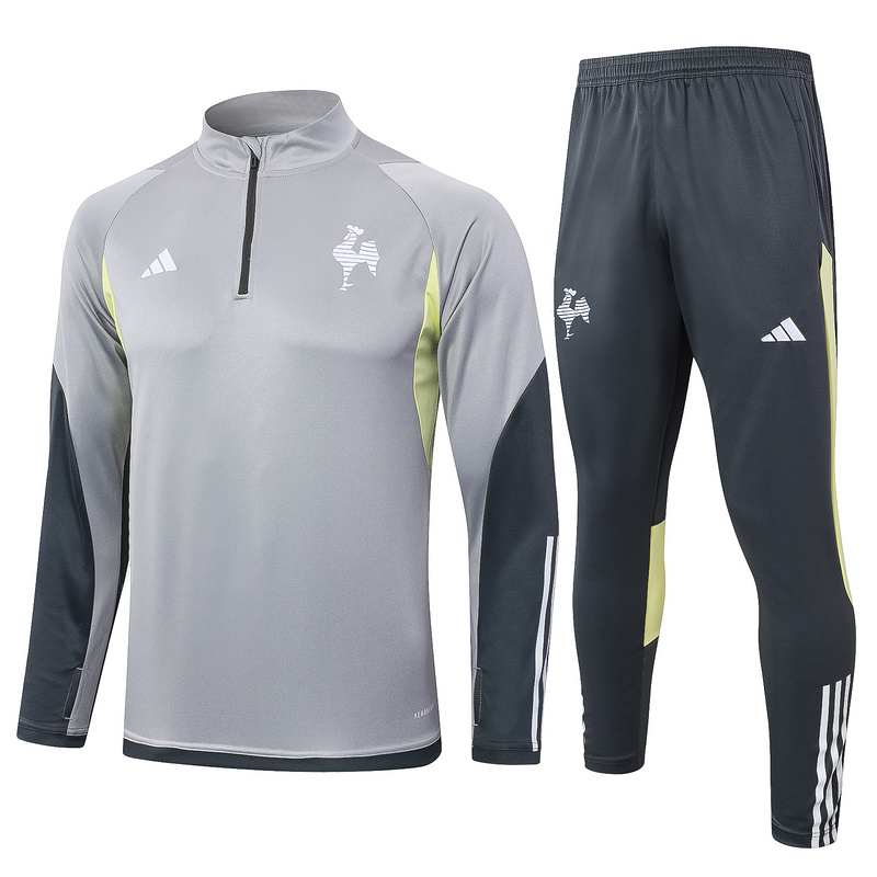 24/25 Clube Atlético Mineiro Grey Long-sleeved half-pull training kit Football team kit