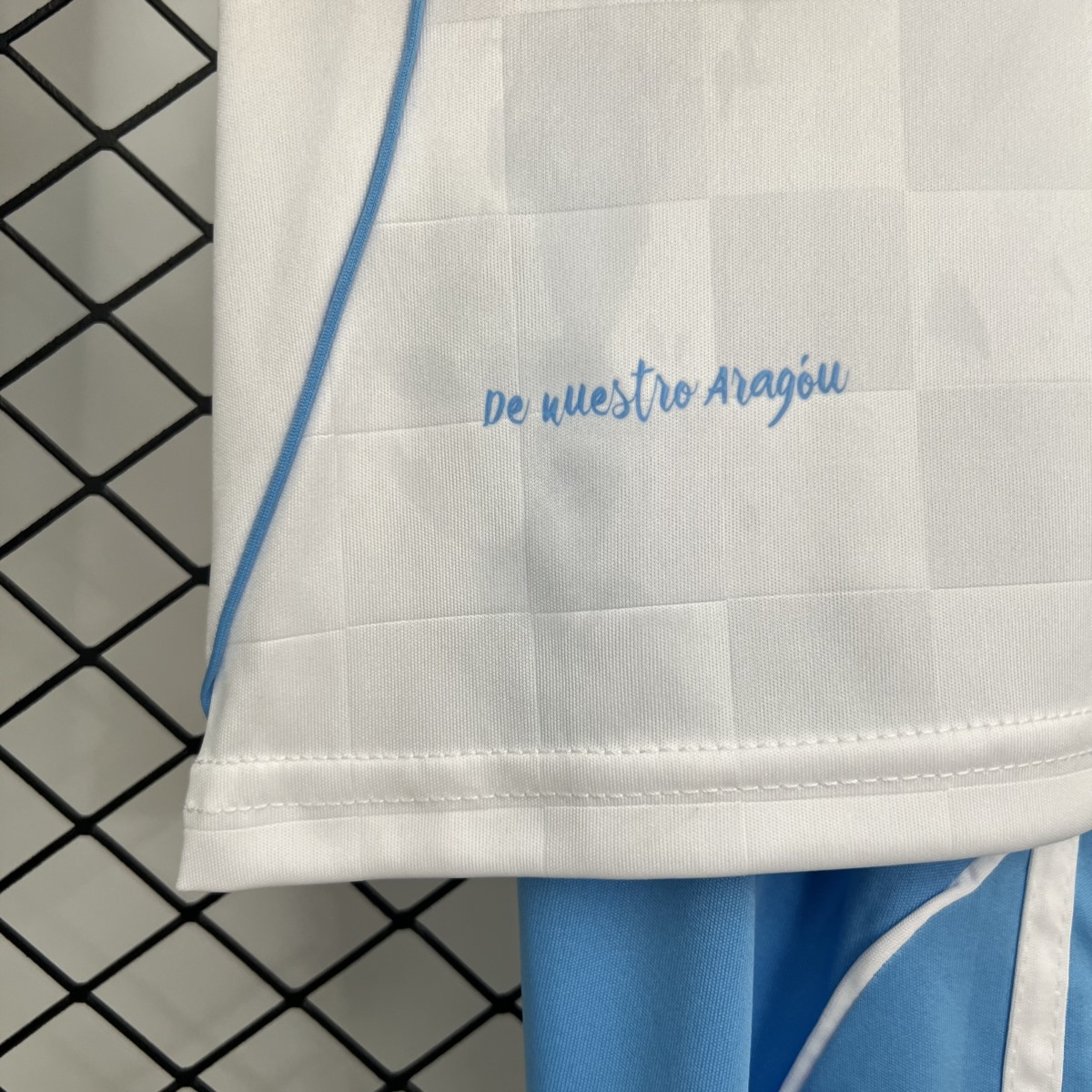 2025/26 Real Zaragoza Home jersey Kid Kits Size 16-28