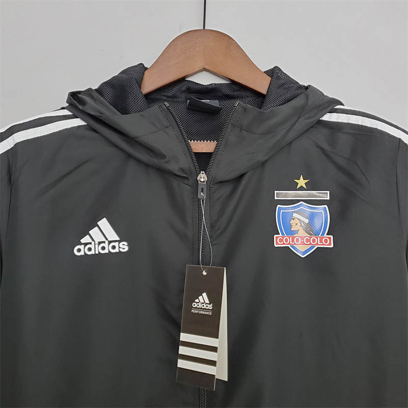 2022 Colo Colo Windbreaker Black Sport Unifom jersey Sport Unifom