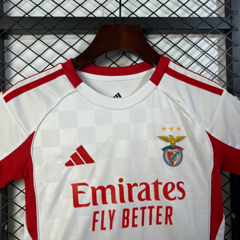 2025/26 Benfica Second Away jersey kids Kits size: 16-28