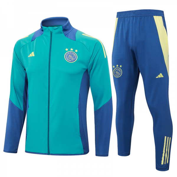 2024/25 Ajax Green Jacket Training Suit Set Football Team Shirt Sports Fashion
