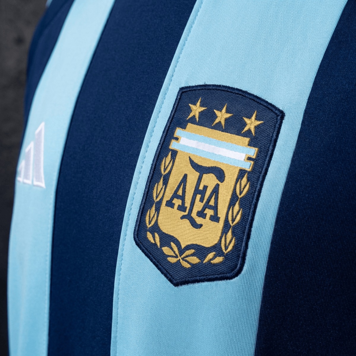 2025/26 Argentina long Sleeve Blue and Black Sweatshirt
