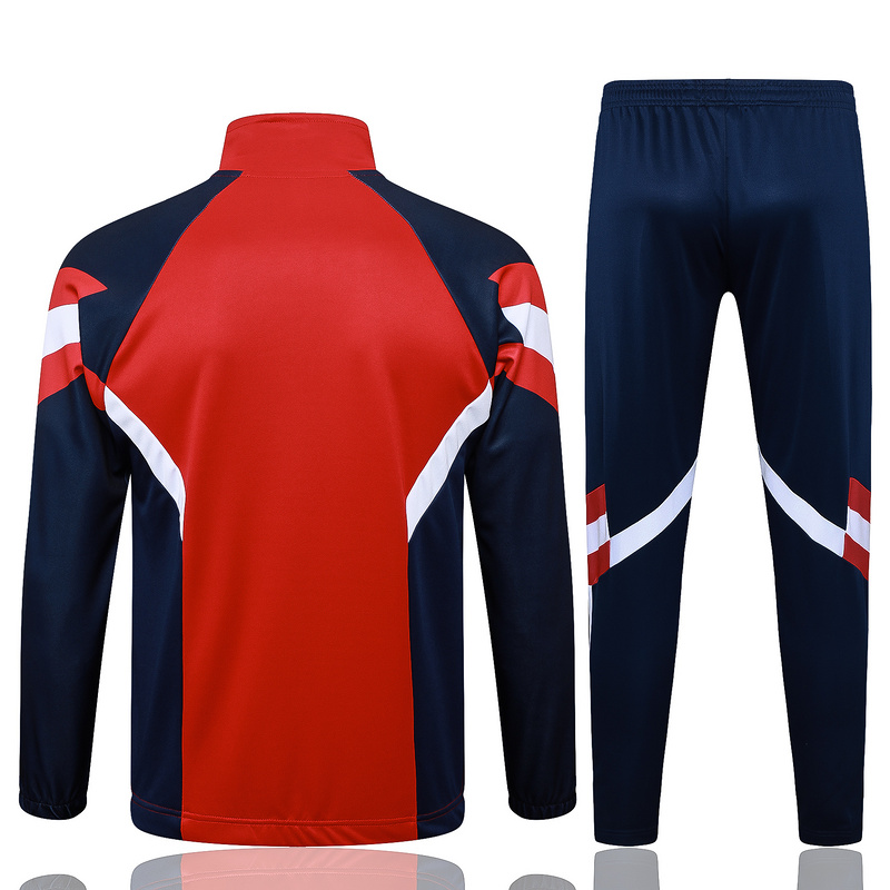 2024/25 Arsenal Red Jacket Training Suit Set Football Team Shirt Sports Fashion