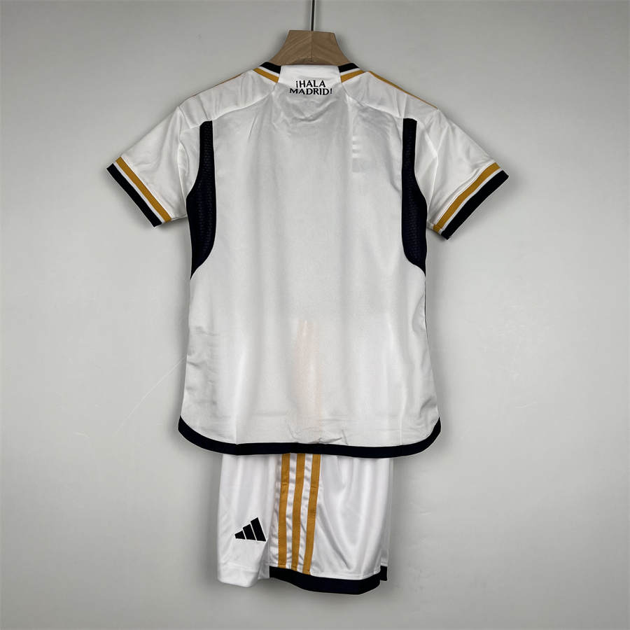 23/24 Kids Real Madrid Home jersey Kid Kits Size 16-28