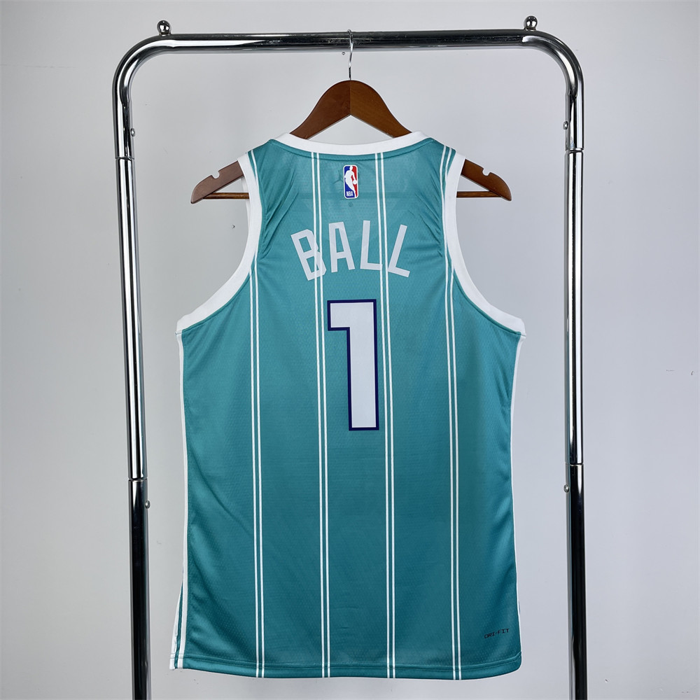 NBA Charlotte Hornets BALL#2 2022/23 Icon Edition Swingman Jersey S-XXL