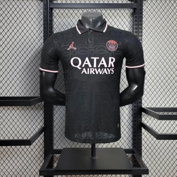 2025/26 PSG POLO Special Edition Black jersey Player Version