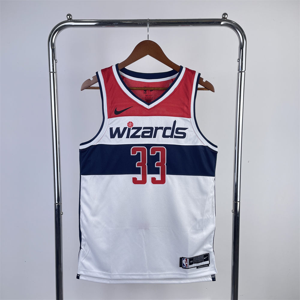NBA Washington Wizards KUZMA#33 2022/23 Swingman White Jersey S-XXL