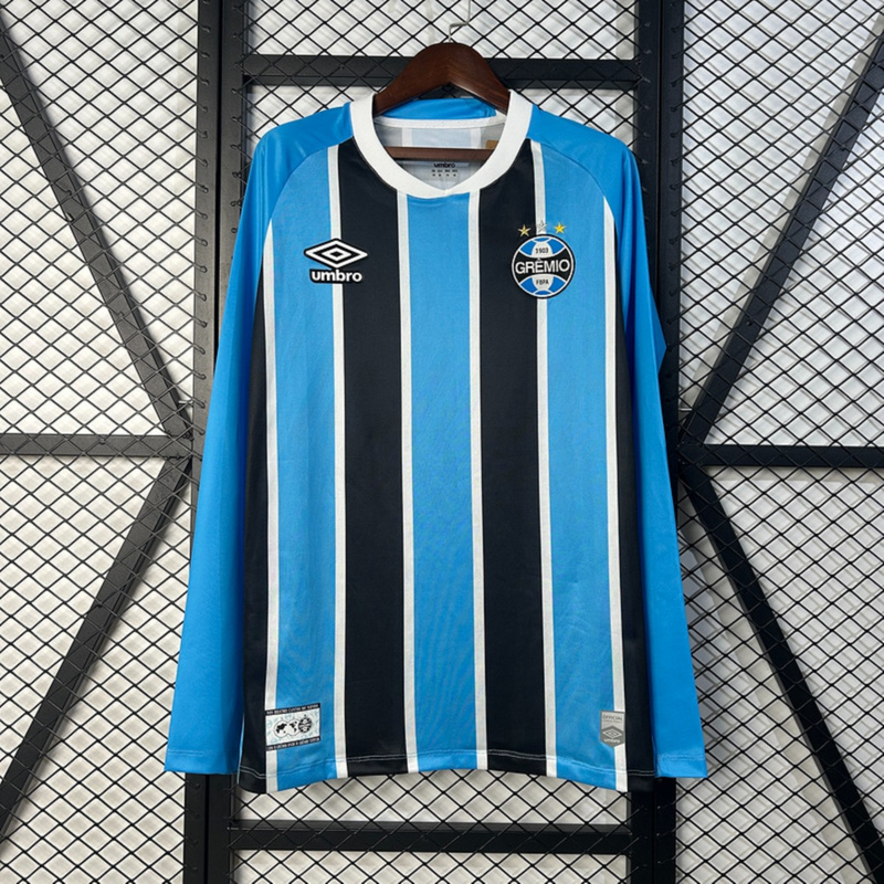 2025/26 Gremio Home jersey Long Sleeve Fan Version