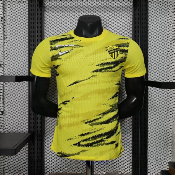 2025/26 Al-Ittihad Jeddah Training Yellow jersey Player Version